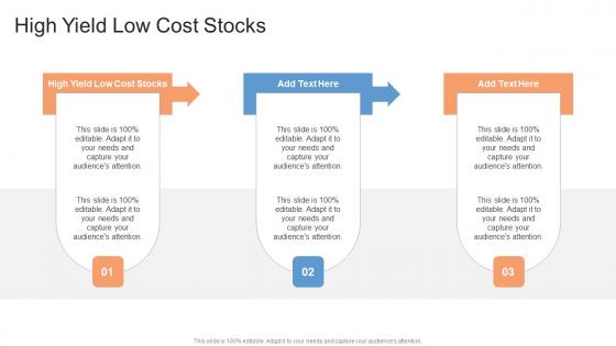High Yield Low Cost Stocks In Powerpoint And Google Slides Cpb