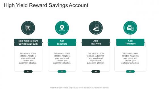 High Yield Reward Savings Account In Powerpoint And Google Slides Cpb