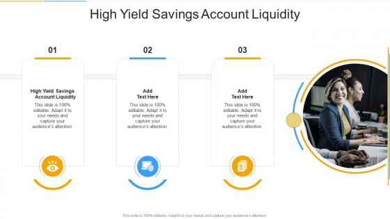 High Yield Savings Account Liquidity In Powerpoint And Google Slides Cpb