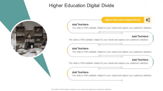 Higher Education Digital Divide In Powerpoint And Google Slides Cpb
