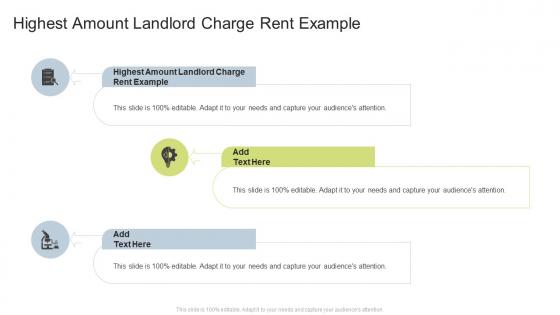 Highest Amount Landlord Charge Rent Example In Powerpoint And Google Slides Cpb