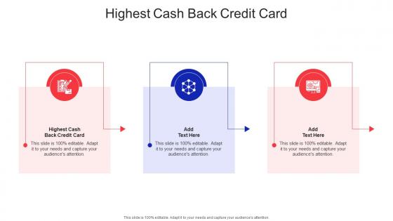 Highest Cash Back Credit Card In Powerpoint And Google Slides Cpb