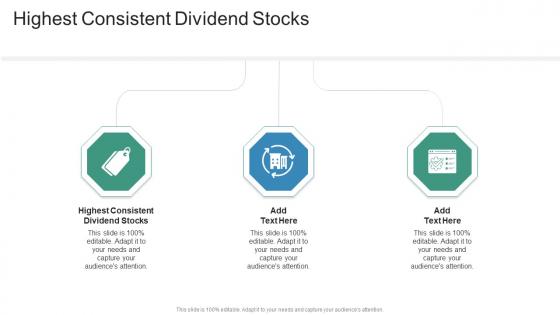 Highest Consistent Dividend Stocks In Powerpoint And Google Slides Cpb
