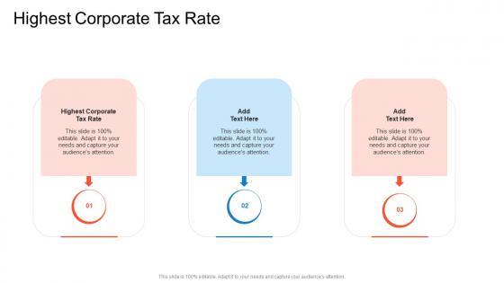 Highest Corporate Tax Rate In Powerpoint And Google Slides Cpb