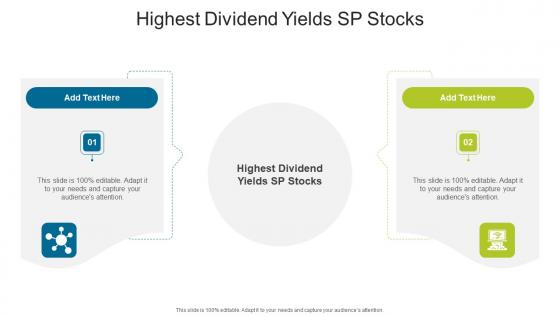 Highest Dividend Yields Sp Stocks Advice Writers Job In Powerpoint And Google Slides Cpb