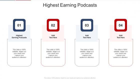 Highest Earning Podcasts In Powerpoint And Google Slides Cpb