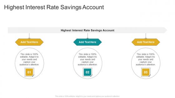 Highest Interest Rate Savings Account In Powerpoint And Google Slides Cpb