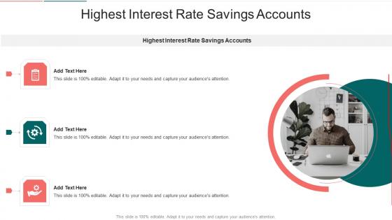 Highest Interest Rate Savings Accounts In Powerpoint And Google Slides Cpb