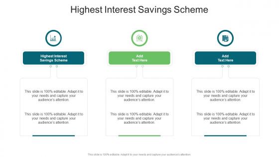 Highest Interest Savings Scheme In Powerpoint And Google Slides Cpb