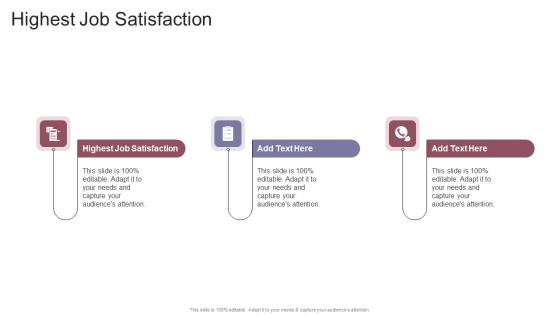 Highest Job Satisfaction In Powerpoint And Google Slides Cpb
