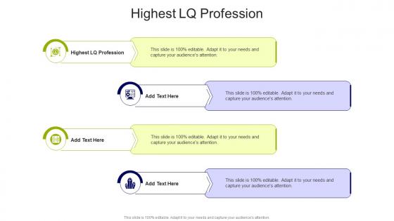 Highest Lq Profession In Powerpoint And Google Slides Cpb
