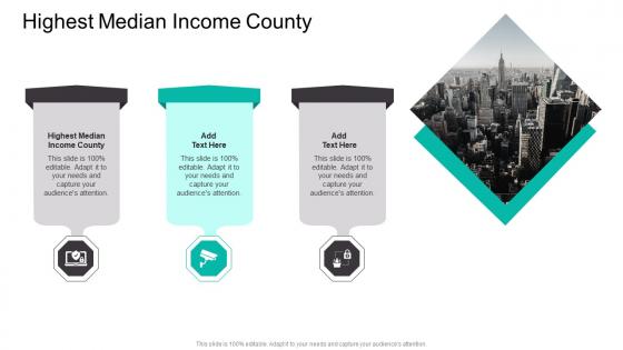 Highest Median Income County In Powerpoint And Google Slides Cpb