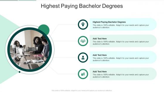 Highest Paying Bachelor Degrees In Powerpoint And Google Slides Cpb