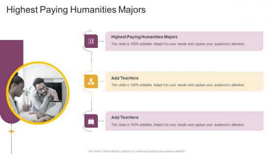 Highest Paying Humanities Majors In Powerpoint And Google Slides Cpb