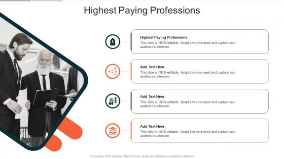 Highest Paying Professions In Powerpoint And Google Slides Cpb