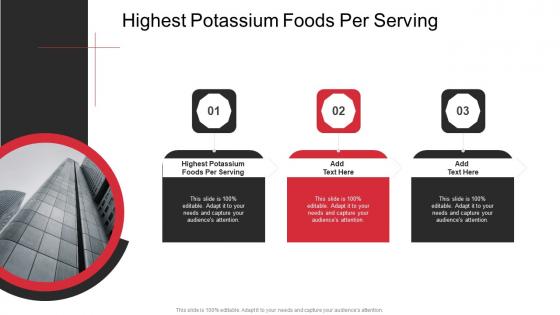 Highest Potassium Foods Per Serving In Powerpoint And Google Slides Cpb