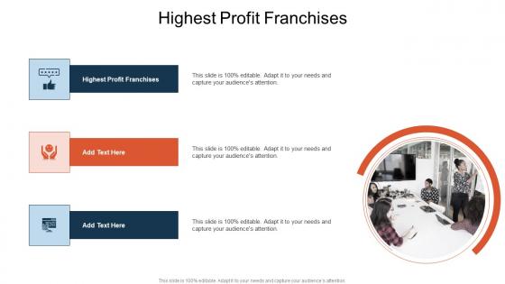Highest Profit Franchises In Powerpoint And Google Slides Cpb