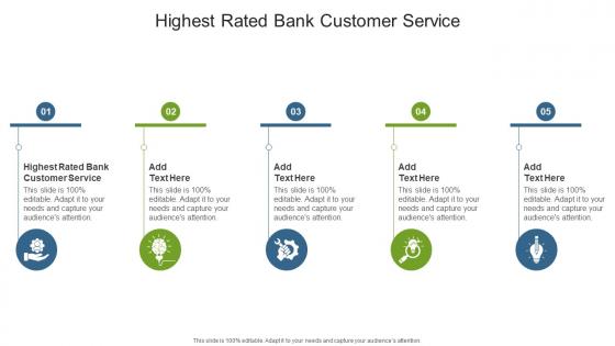 Highest Rated Bank Customer Service In Powerpoint And Google Slides Cpb