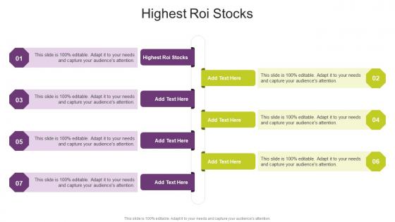 Highest Roi Stocks In Powerpoint And Google Slides Cpb