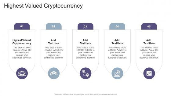 Highest Valued Cryptocurrency In Powerpoint And Google Slides Cpb
