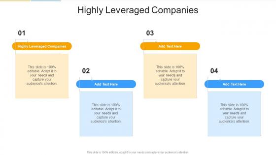 Highly Leveraged Companies In Powerpoint And Google Slides Cpb