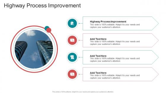 Highway Process Improvement In Powerpoint And Google Slides Cpb