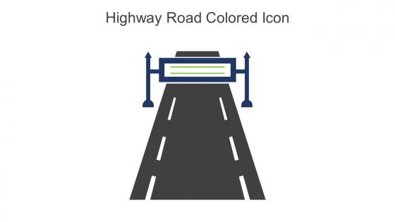 Highway Road Colored Icon In Powerpoint Pptx Png And Editable Eps Format