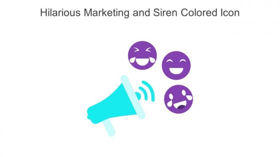 Hilarious Marketing And Siren Colored Icon In Powerpoint Pptx Png And Editable Eps Format
