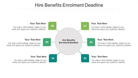 Hire benefits enrolment deadline ppt powerpoint presentation styles slideshow cpb