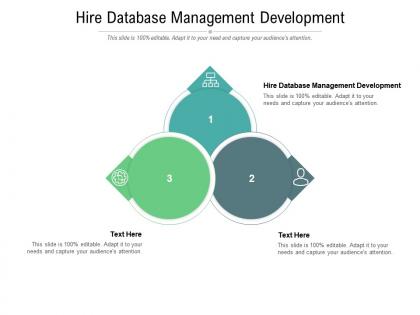 Hire database management development ppt powerpoint presentation professional guide cpb