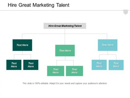 Hire great marketing talent ppt powerpoint presentation infographic template information cpb