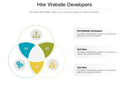 Hire website developers ppt powerpoint presentation gallery elements cpb