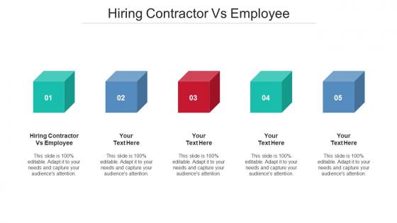 Hiring Contractor Vs Employee Ppt Powerpoint Presentation Icon Example Cpb