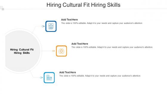 Hiring Cultural Fit Hiring Skills In Powerpoint And Google Slides Cpb