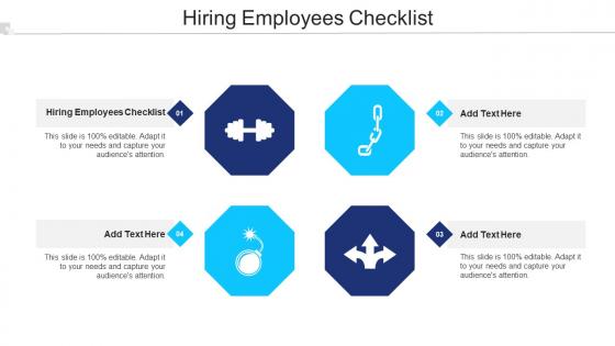 Hiring Employees Checklist Ppt Powerpoint Presentation Slides Clipart Cpb
