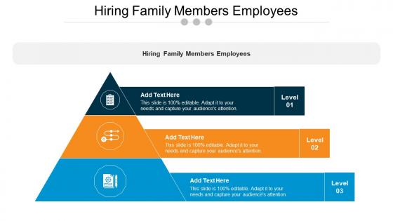 Hiring Family Members Employees Ppt Powerpoint Presentation Icon Brochure Cpb