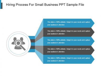 Hiring process for small business ppt sample file