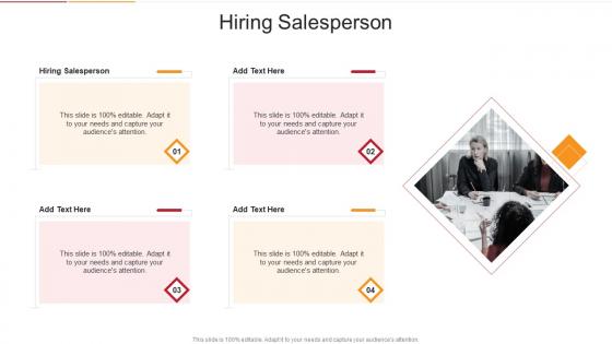 Hiring Salesperson In Powerpoint And Google Slides Cpb