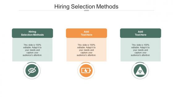 Hiring Selection Methods In Powerpoint And Google Slides Cpb