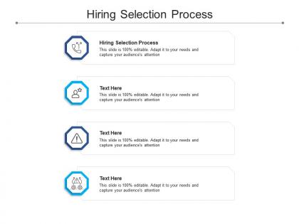 Hiring selection process ppt powerpoint presentation file example file cpb