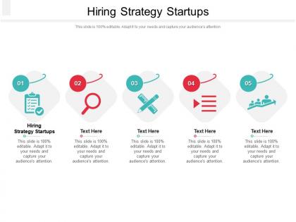 Hiring strategy startups ppt powerpoint presentation infographic template icon cpb