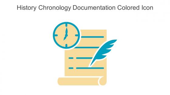 History Chronology Documentation Colored Icon In Powerpoint Pptx Png And Editable Eps Format