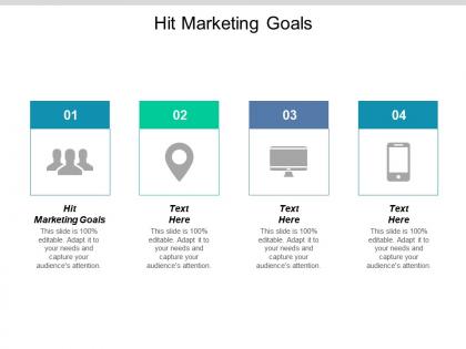 Hit marketing goals ppt powerpoint presentation ideas graphic tips cpb