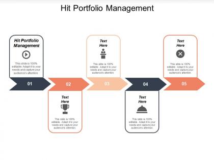 Hit portfolio management ppt powerpoint presentation ideas show cpb