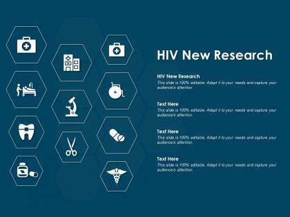Hiv new research ppt powerpoint presentation slides ideas
