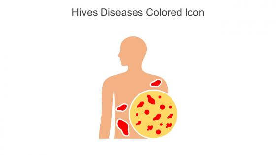 Hives Diseases Colored Icon In Powerpoint Pptx Png And Editable Eps Format
