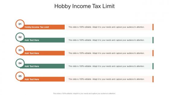 Hobby Income Tax Limit In Powerpoint And Google Slides Cpb