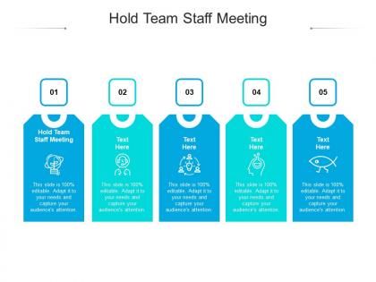 Hold team staff meeting ppt powerpoint presentation file summary cpb