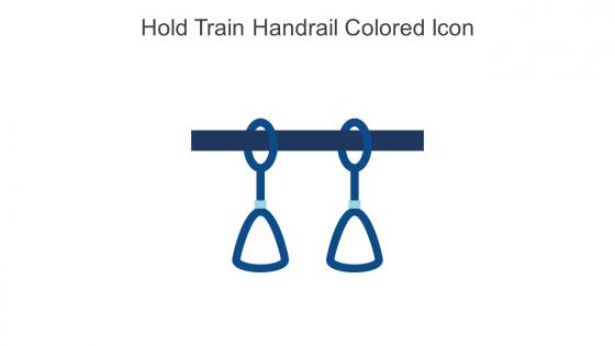 Hold Train Handrail Colored Icon In Powerpoint Pptx Png And Editable Eps Format