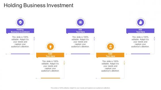 Holding business investment in powerpoint and google slides cpb